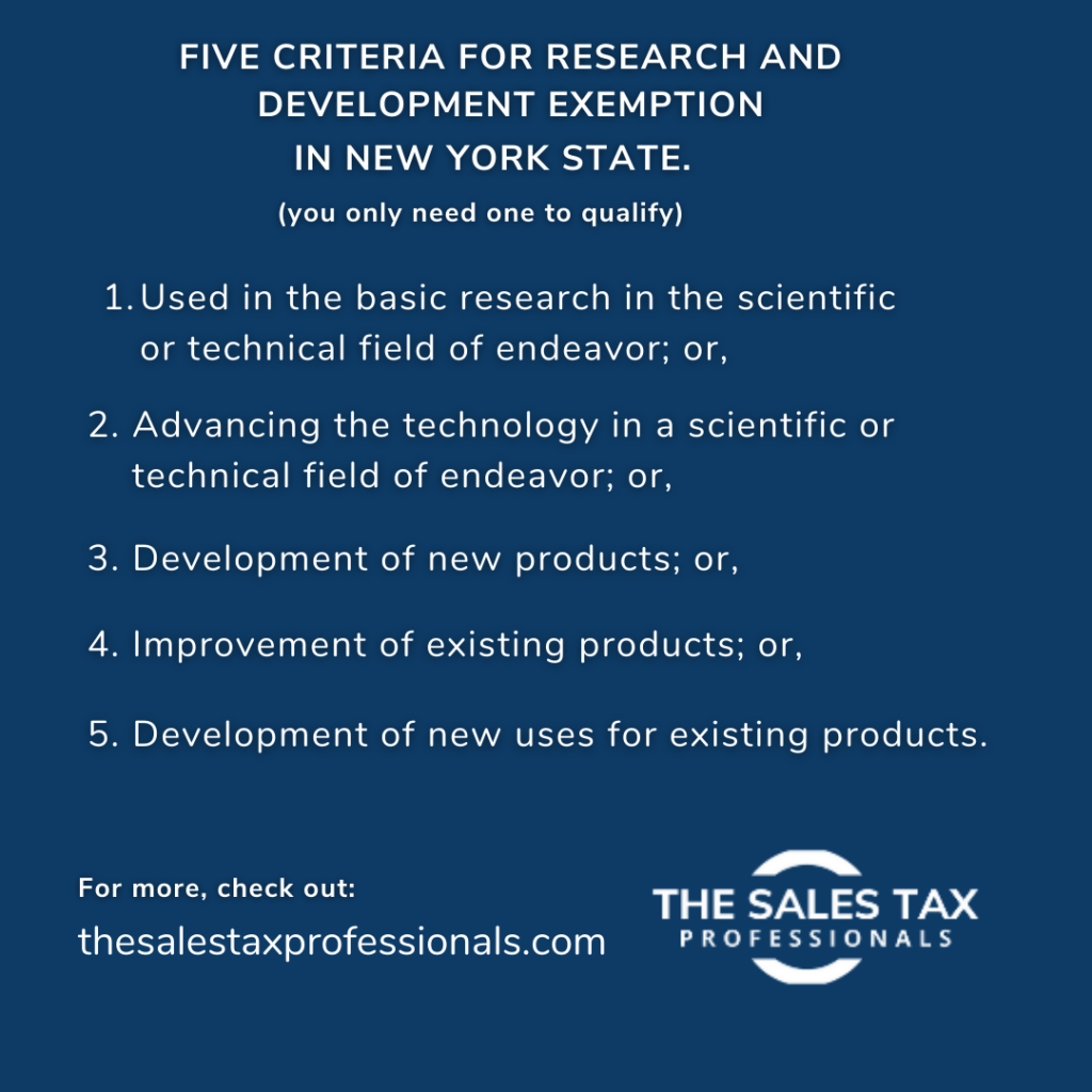 5 points about Research and Development Taxability
